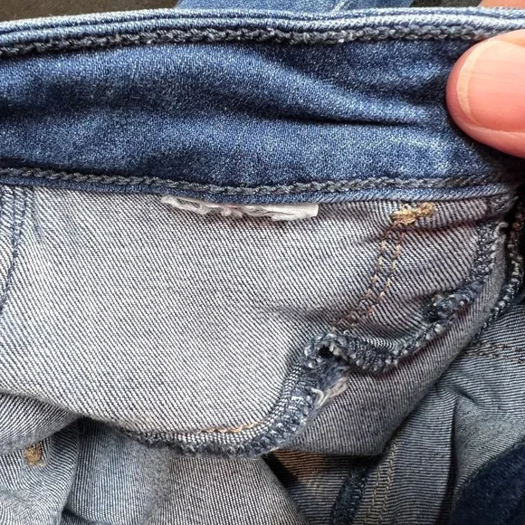 Hollister High-Rise Jean Legging Womens 7R Blue Distressed Denim Skinny Jeans - Picture 6 of 10